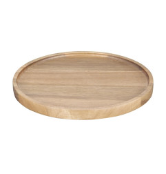 Assiette ronde en acacia Olympia 250mm 