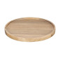 Assiette ronde en acacia Olympia 250mm 