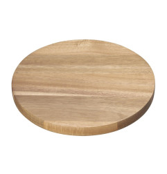 Assiette ronde en acacia Olympia 250mm 