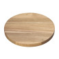 Assiette ronde en acacia Olympia 250mm 