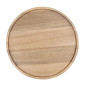 Assiette ronde en acacia Olympia 250mm 