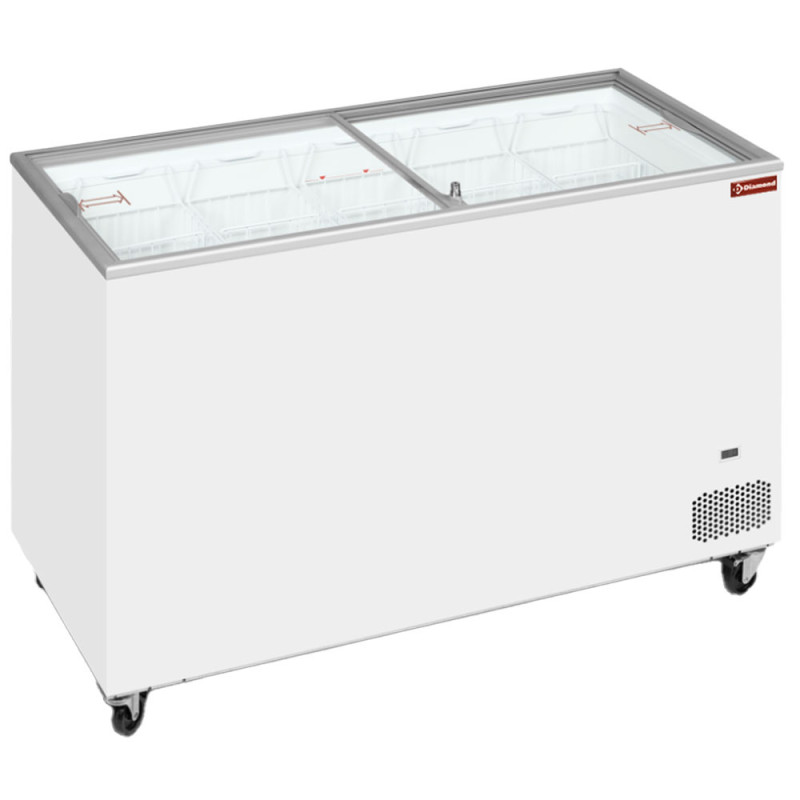 Conservateur bahut, 400 litres couvercle coulissants Conservateur bahut, 400 litres couvercle coulissants