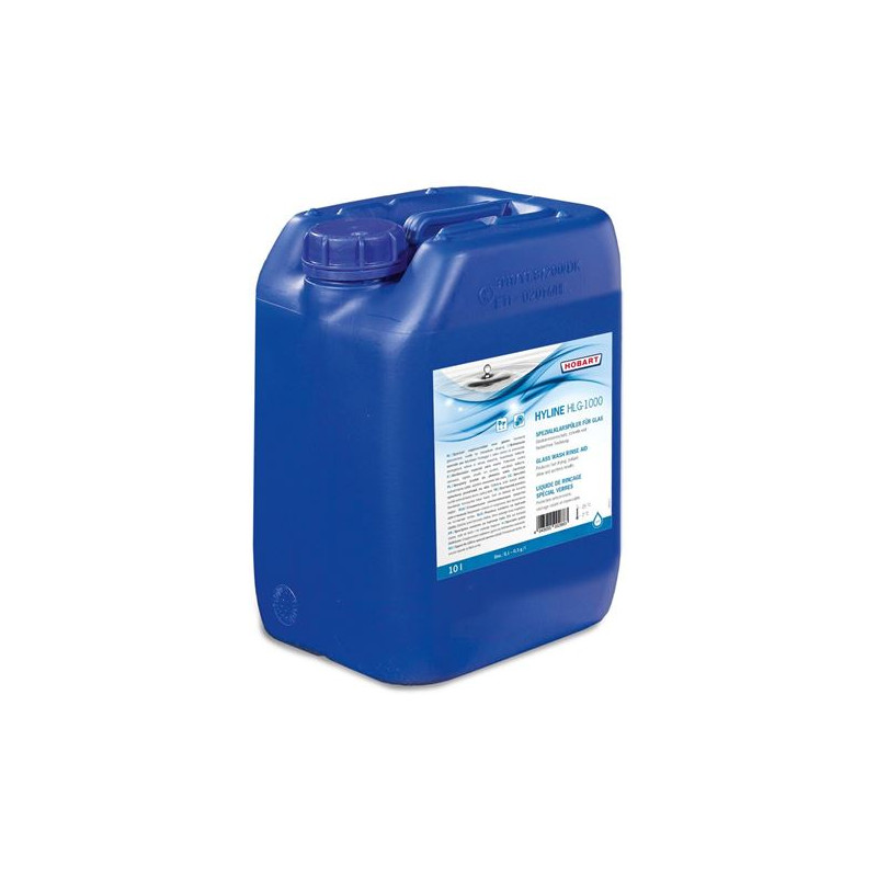 PRODUIT DE RINCAGE "Verres" BIDON 10 LITRES HLG-1000 PRODUIT DE RINCAGE "Verres" BIDON 10 LITRES HLG-1000