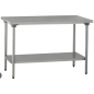 Table inox tournus 180x70xH90 cm