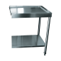 Table de sortie lave vaisselle 700mm Table de sortie lave vaisselle 700mm