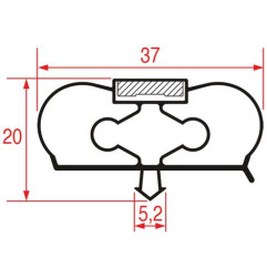 JOINT 1017 Ou 9798 A ENCASTRER 1570x456 mm