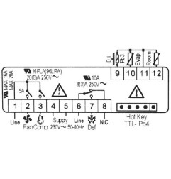 REGULATEURS ELECTRONIQUES DIXELL XR60CX-5N0C1 (230V)