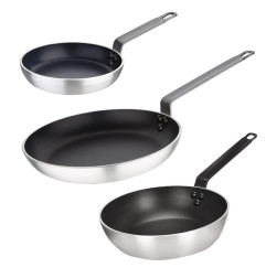 Ensemble 2 poêles et 1 sauteuse antiadhésives Vogue Cook Like A Pro