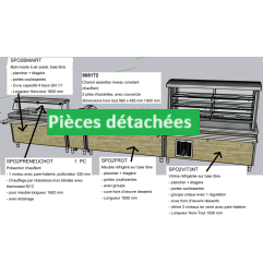 00 Listing Pièces pour MEUBLES CHAUD ET FROID SELF TOURNUS EQUIPEMENTS
