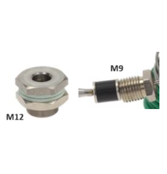 Presse étoupe complet pour thermostat à bulbe M9-M12 TROU ø 6 mm