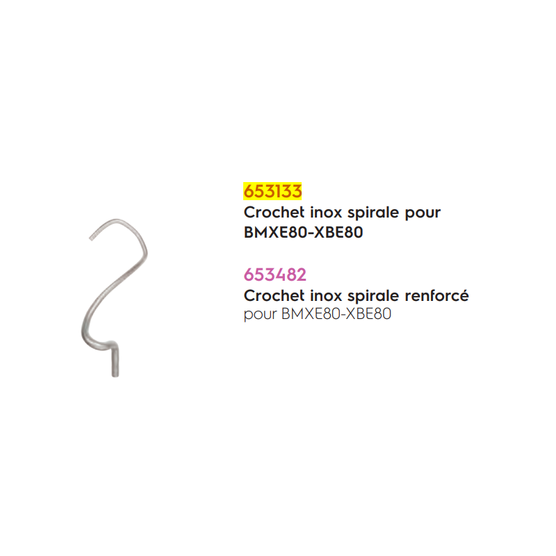 Crochet 80 l pour BMXE80 - 653133