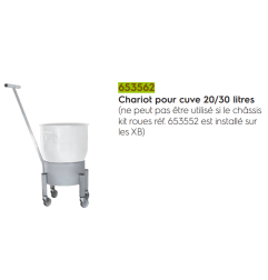 Chariot de bol pour batteurs pour XBM30 - 653562