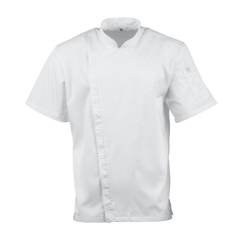Veste de cuisinier à manches courtes Chef Works Cannes M