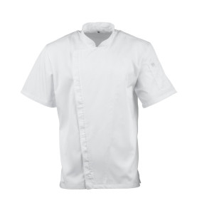 Veste de cuisinier à manches courtes Chef Works Cannes M