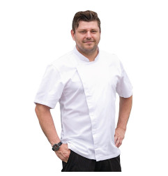 Veste de cuisinier à manches courtes Chef Works Cannes S