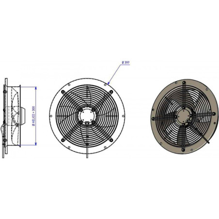 VENTILATEUR DIAM 300 ACFRI