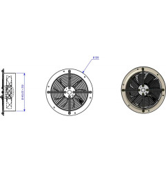 VENTILATEUR DIAM 250 ACFRI