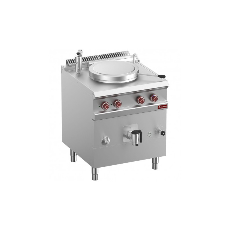 Marmite ronde électrique (bain marie) 50 litres, chauffage indirect