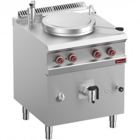 Marmite ronde électrique (bain marie) 50 litres, chauffage indirect