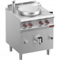 Marmite ronde électrique (bain marie) 50 litres, chauffage indirect