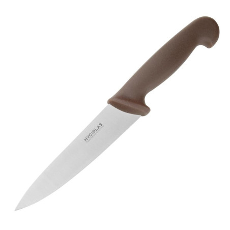 Couteau de cuisinier Hygiplas marron 16cm