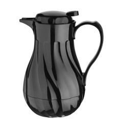 Pichet isotherme torsadé Olympia noir 1,2 L