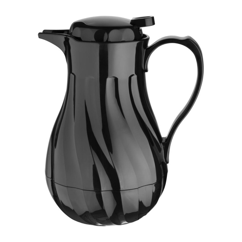Pichet isotherme torsadé Olympia noir 1,2 L Pichet isotherme torsadé Olympia noir 1,2 L