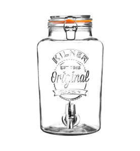 Distributeur de boissons couvercle à clip Kilner 5 litres