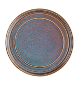 Assiettes plates rondes irisées Olympia Cavolo 180mm (lot de 6)