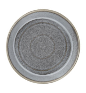 Bols plats ronds anthracite Olympia Cavolo 220mm (lot de 4)