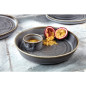 Bols plats ronds anthracite Olympia Cavolo 220mm (lot de 4) Bols plats ronds anthracite Olympia Cavolo 220mm (lot de 4)