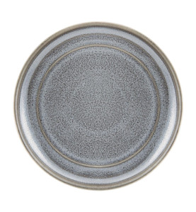 Assiettes plates rondes Olympia Cavolo anthracite 180mm (lot de 4)