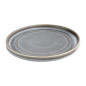 Assiettes plates rondes Olympia Cavolo anthracite 180mm (lot de 4)
