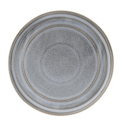 Assiettes plates rondes Olympia Cavolo anthracite 220mm (lot de 4)