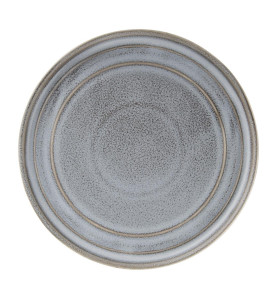 Assiettes plates rondes Olympia Cavolo anthracite 220mm (lot de 4)