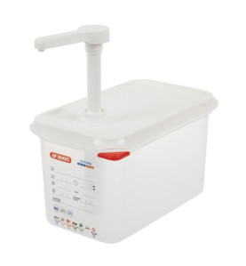 Distributeur de sauce à pompe Araven GN 1/4 