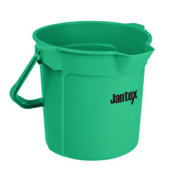 Seau gradué avec bec verseur Jantex 10L vert 