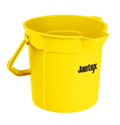 Seau gradué avec bec verseur Jantex 10L jaune 