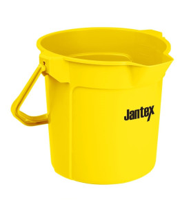Seau gradué avec bec verseur Jantex 10L jaune 
