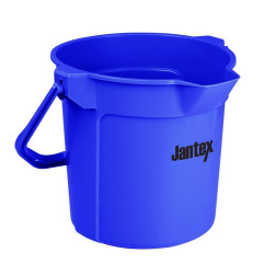 Seau gradué avec bec verseur Jantex 10L bleu 