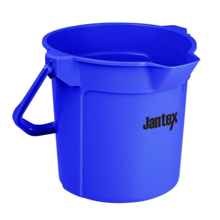 Seau gradué avec bec verseur Jantex 10L bleu 