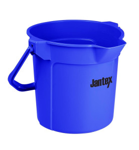 Seau gradué avec bec verseur Jantex 10L bleu 