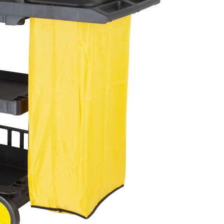 Sac de rechange pour chariot de nettoyage noir Jantex 80L