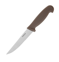 Couteau à tomate denté Hygiplas marron 10,5 cm