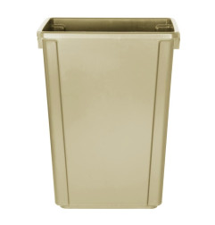Poubelle Jantex Slim beige 60L