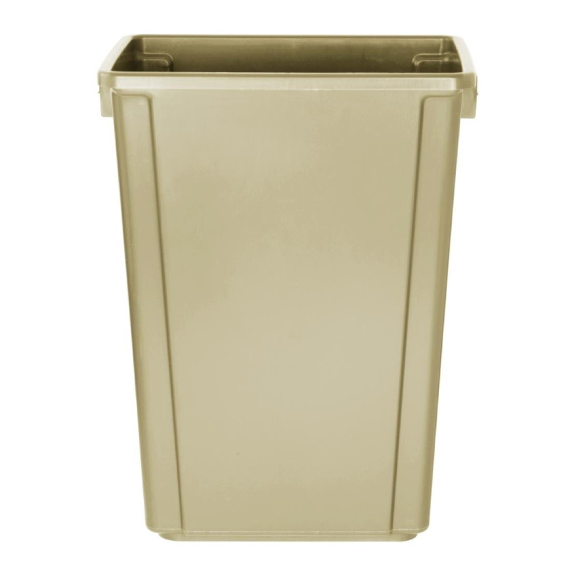 Poubelle Jantex Slim beige 60L