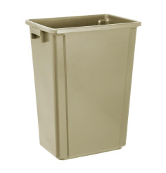 Poubelle Jantex Slim beige 60L