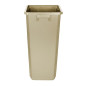 Poubelle Jantex Slim beige 60L