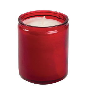 Bougies-verre Bolsius Starlight rouges (lot de 8)