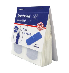 Pansements imperméables Detectaplast 25x72mm (lot de 100)